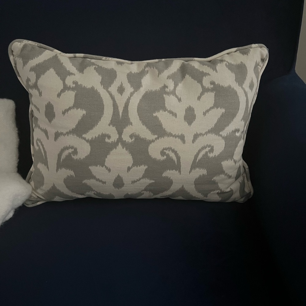 Ikat lumbar pillow